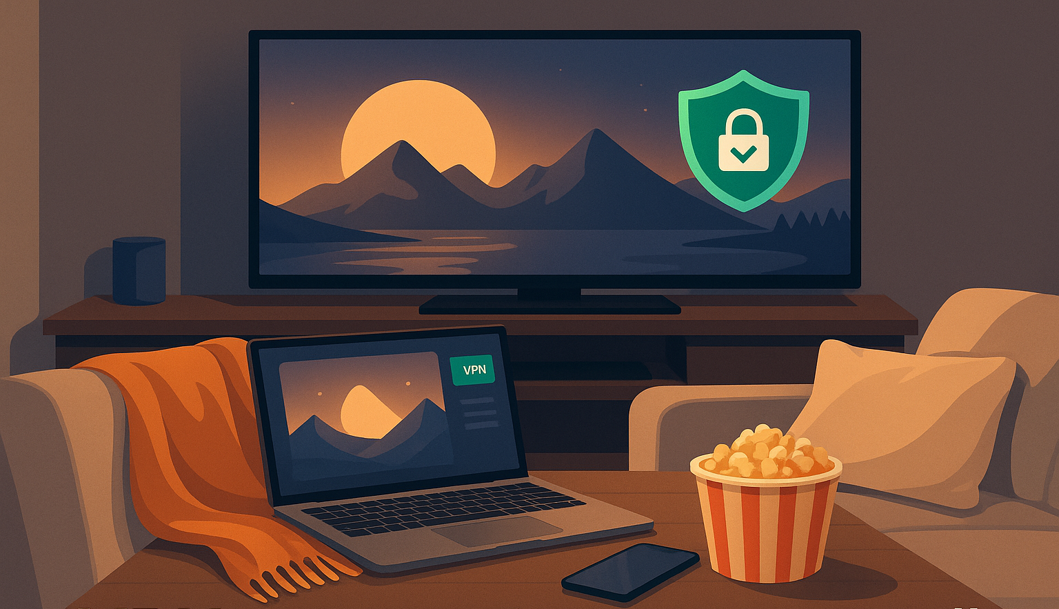 VPN для онлайн-кинотеатров