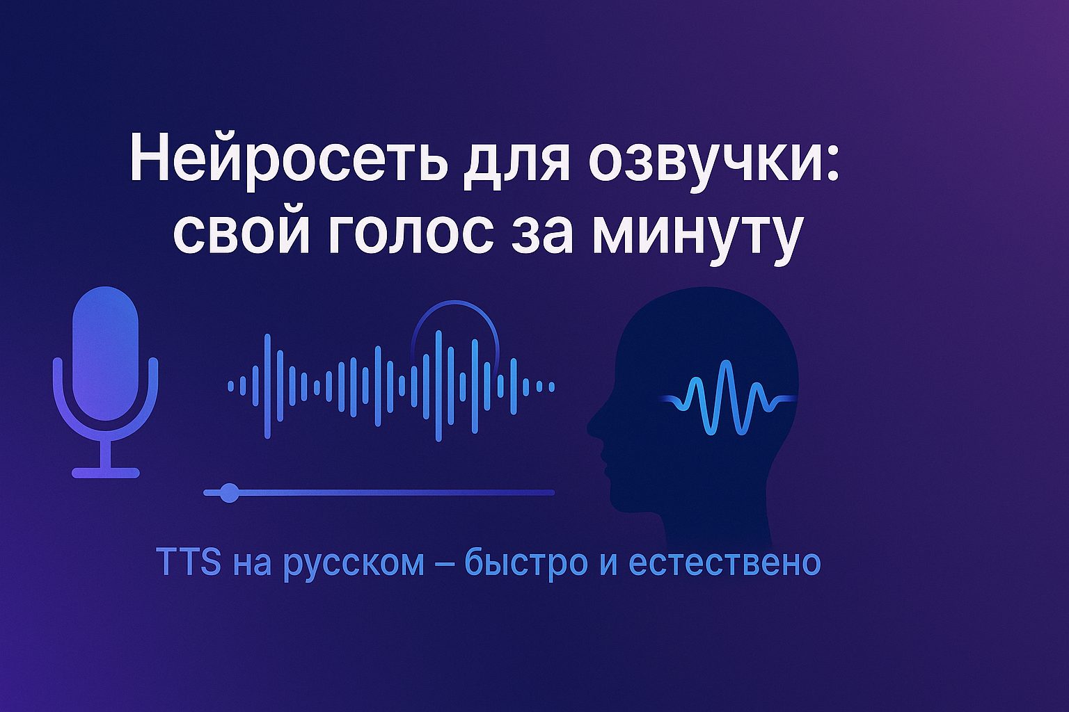 нейросеть для озвучки