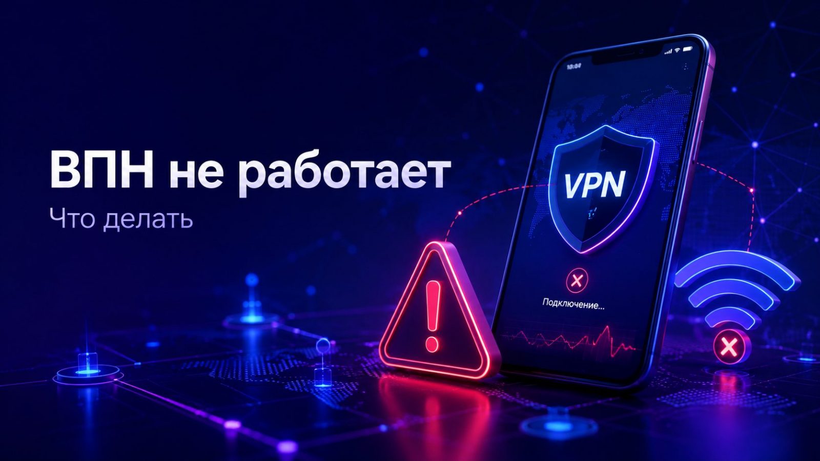 ВПН не работает сегодня в России — что проверить и как исправить